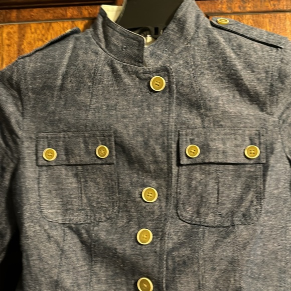 Banana Republic linen military blazer - Picture 2 of 9
